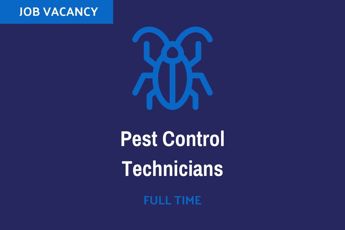 Job Vacancy Pest Control Technicians